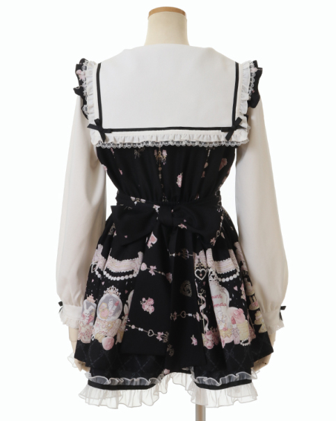 リズリサ Romantic Cosmetics柄セットアップ ピンク