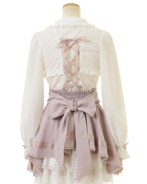 Sheer Voile Shirring Blouse（シャツ／ブラウス）｜L