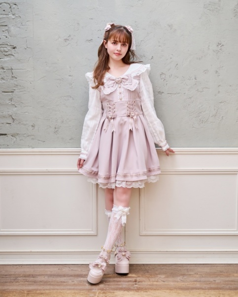 LIZLISA メッセージチェックセーラーワンピース ピンク メッセージチェックセーラーワンピース ｜ LIZ LISA（リズリサ
