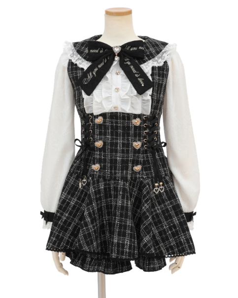 予約商品】メッセージリボンツイードセットアップ ｜ LIZ LISA