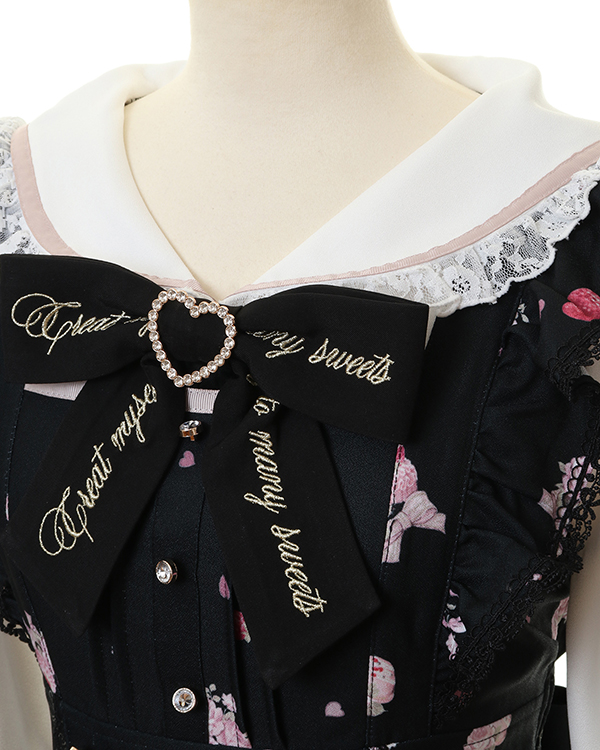 Many Hearts Afternoontea柄ワンピース ｜ LIZ LISA（リズリサ