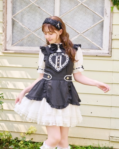 口コミ・レビュー評価が高いおすすめ人気商品の通販 ハートエプロンワンピース ｜ LIZ LISA（リズリサ）公式通販 ワンピース