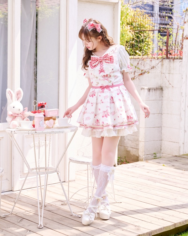 LIZLISA Creamy Berry柄セットアップ ホワイト Creamy Berry柄セットアップ ｜ LIZ LISA（リズリサ）公式通販