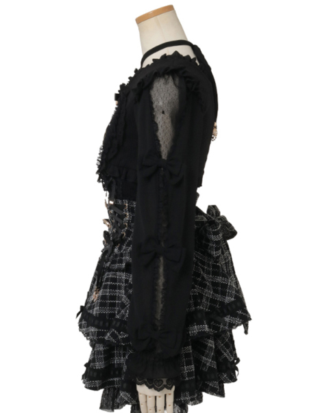 予約商品】フリルハートリボンスリーブトップス ｜ LIZ LISA（リズリサ