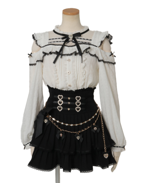 予約商品】肩あきダブルストラップトップス ｜ LIZ LISA（リズリサ