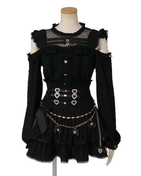 予約商品】肩あきダブルストラップトップス ｜ LIZ LISA（リズリサ