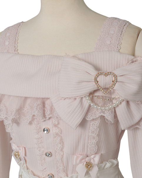 サイドリボンリブカットトップス ｜ LIZ LISA（リズリサ）公式通販