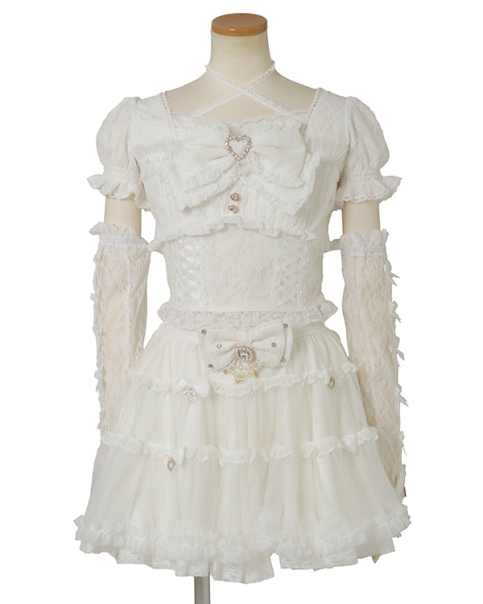 予約商品】アームウォーマー付ビスチェトップス ｜ LIZ LISA（リズリサ