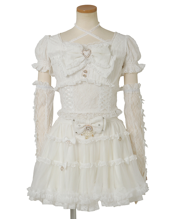 予約商品】アームウォーマー付ビスチェトップス ｜ LIZ LISA（リズリサ