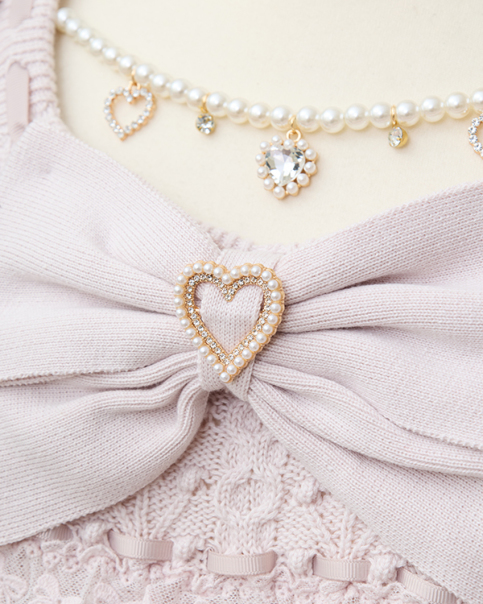 はしごリボンフリルアームウォーマーニット ｜ LIZ LISA（リズリサ