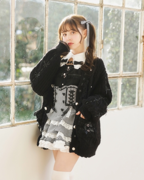 はしご通しメニーリボンカーディガン ｜ LIZ LISA（リズリサ）公式通販