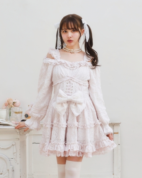 予約商品】肩あきレースワンピース ｜ LIZ LISA（リズリサ）公式通販