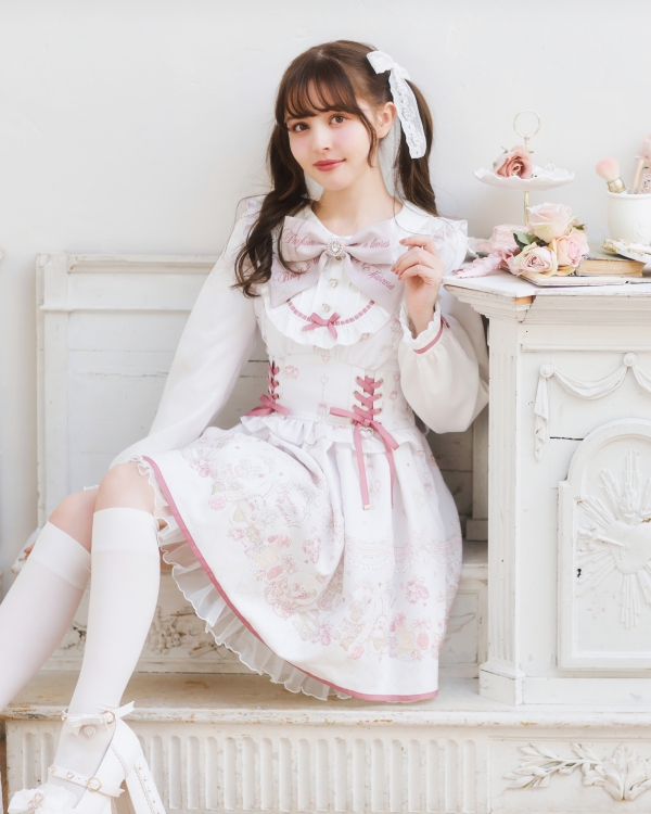 予約商品】Romantic Cosmetics柄ワンピース ｜ LIZ LISA（リズリサ