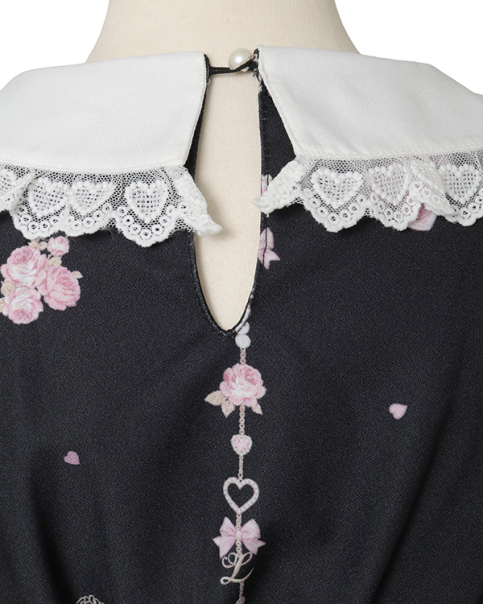 予約商品】Romantic Cosmetics柄ワンピース ｜ LIZ LISA（リズリサ