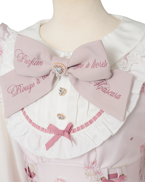 予約商品】Romantic Cosmetics柄ワンピース ｜ LIZ LISA（リズリサ