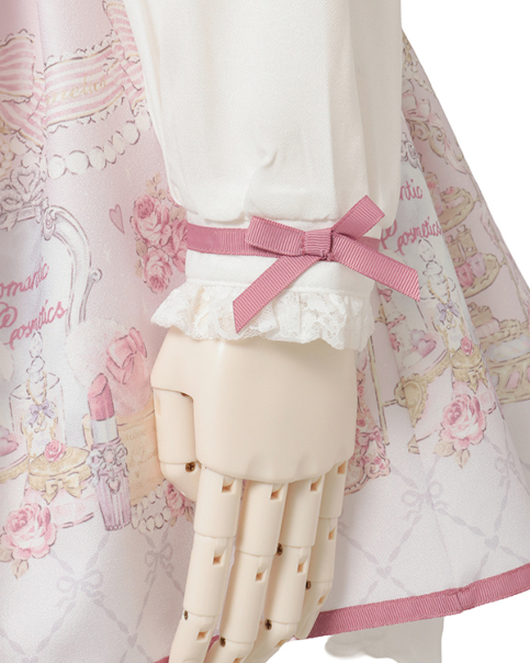 予約商品】Romantic Cosmetics柄ワンピース ｜ LIZ LISA（リズリサ