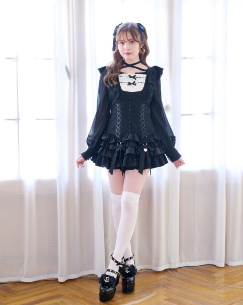 イマン　リズ　サボンフック&プライベートプレート ラッフルリボンセットアップ ｜ LIZ LISA（リズリサ）公式通販