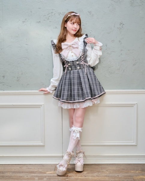 LIZLISA romantic cosmetics 柄 ピンク リボン LIZLISA romantic cosmetics 柄 ピンク リボン