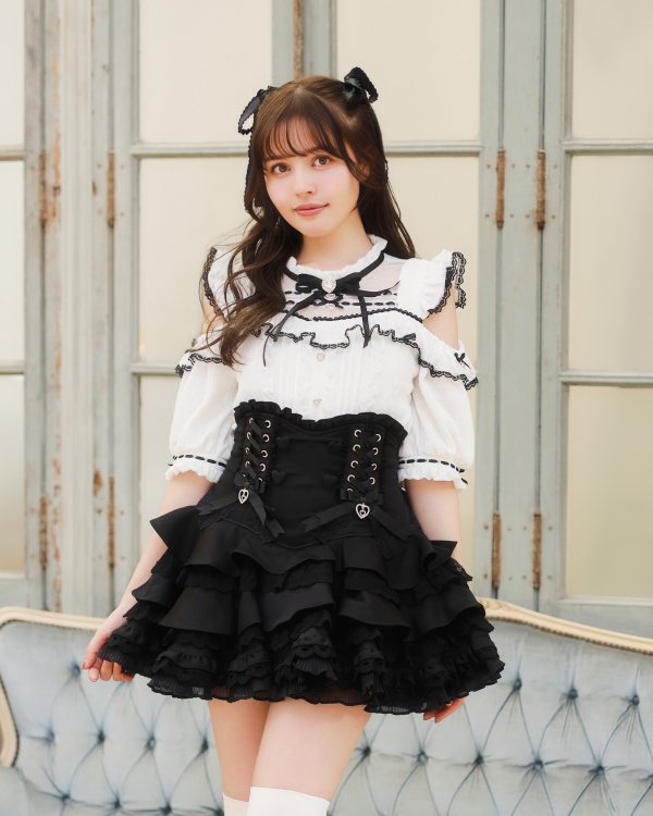 LIZLISA トップス ボレロ ボレロレイヤードライクレーストップス ｜ LIZ LISA（リズリサ）公式