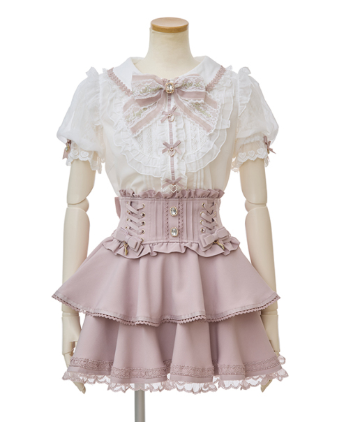 LIZLISA リブレーストップス2色セット LIZLISA リブレーストップス2色セット 【公式通販】