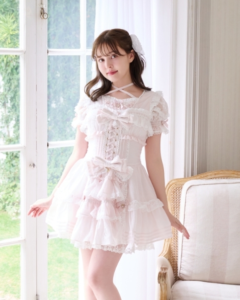 予約商品】フロントティアードシフォンワンピース ｜ LIZ LISA