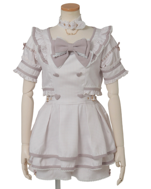 リ*サ様 layered lace tank チョウピラコ Dreamy Little Farm Ladder Lace Frill JSK (Plus Size) by
