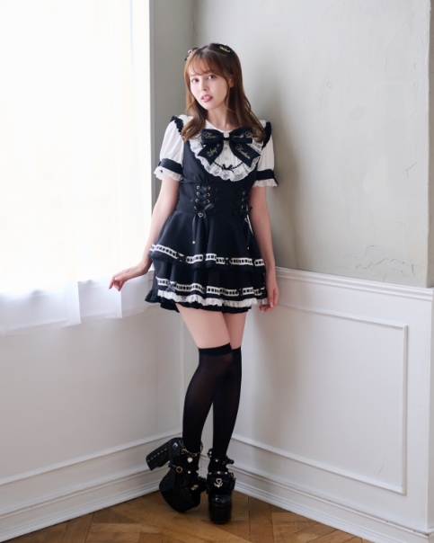 予約商品】はしごリボンティアードセットアップ ｜ LIZ LISA（リズリサ