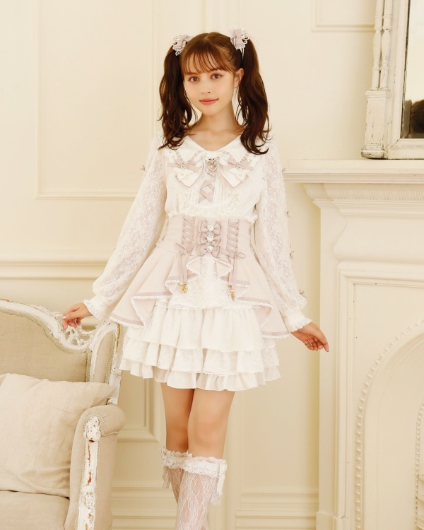 LIZLISA リズリサ フロントカシュクールスカート 予約商品】フロントカシュクールスカート ｜ LIZ LISA（リズリサ）公式