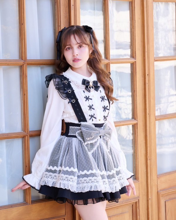 予約商品】メイドライクサスペンダー付スカート ｜ LIZ LISA（リズリサ