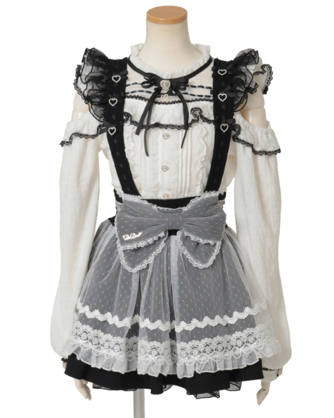 予約商品】メイドライクサスペンダー付スカート ｜ LIZ LISA（リズリサ