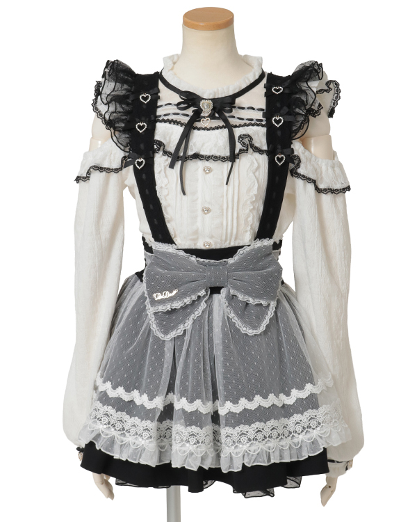 予約商品】メイドライクサスペンダー付スカート ｜ LIZ LISA（リズリサ