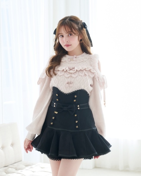 新品リズリサ　フリフリスカパン　Oサイズ茶色　小さめ 新品リズリサ フリフリスカパン Oサイズ茶色 小さめ 新着商品 ｜ LIZ