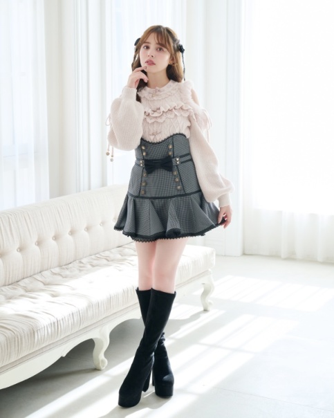 ハイウエストパイピングスカパン ｜ LIZ LISA（リズリサ）公式通販