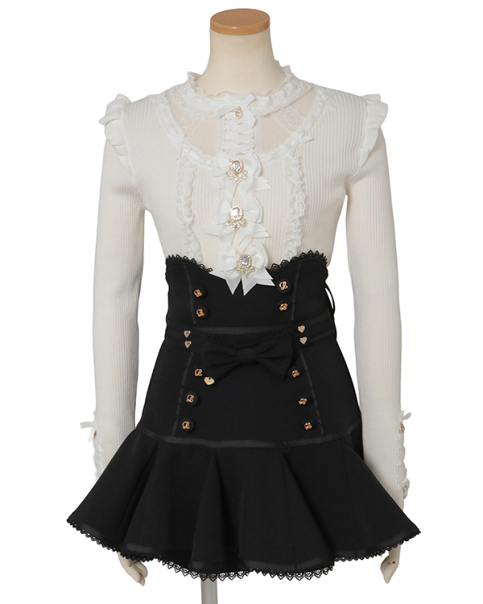 予約商品】ハイウエストパイピングスカパン ｜ LIZ LISA（リズリサ