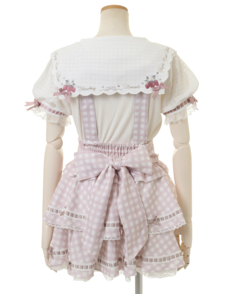 はしごリボンギンガムティアードスカパン ｜ LIZ LISA（リズリサ）公式