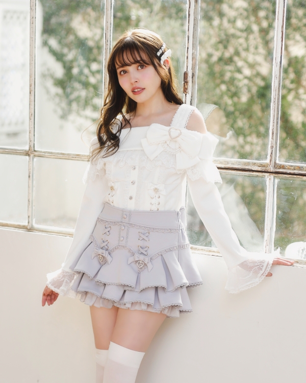 予約商品】バックリボンボックスプリーツスカパン ｜ LIZ LISA