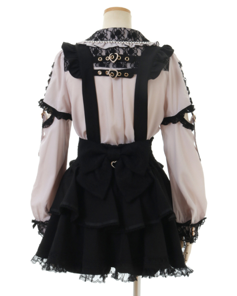 サスペンダー付ティアードスカパン ｜ LIZ LISA（リズリサ）公式通販