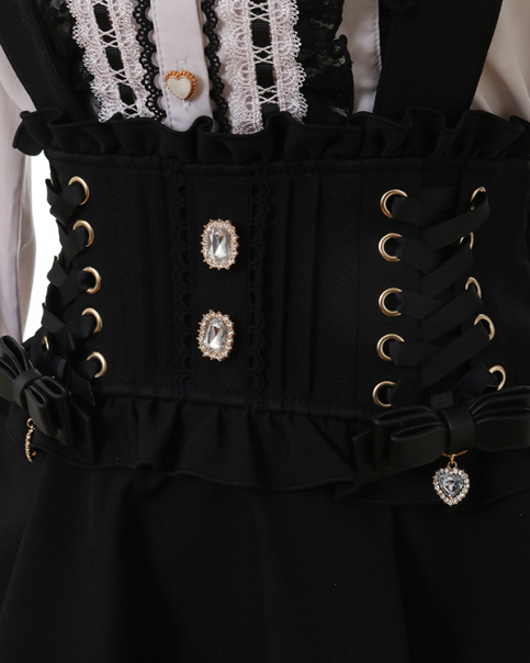 サスペンダー付ティアードスカパン ｜ LIZ LISA（リズリサ）公式通販