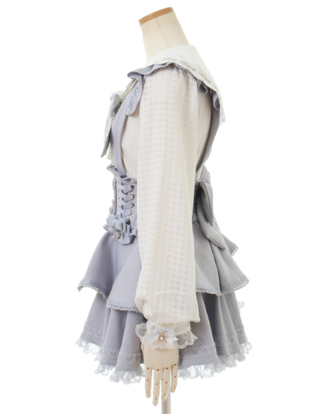 サスペンダー付ティアードスカパン ｜ LIZ LISA（リズリサ）公式通販