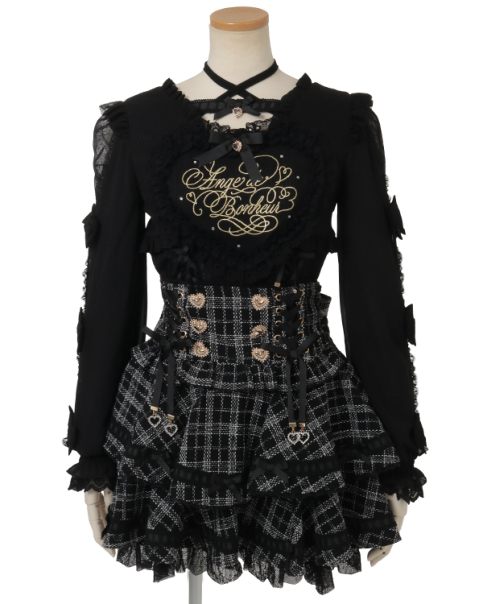 はしごリボンツイードティアードスカパン ｜ LIZ LISA（リズリサ）公式