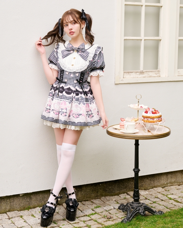 Sweet Gingham Tea Room セットアップ ｜ LIZ LISA（リズリサ）公式
