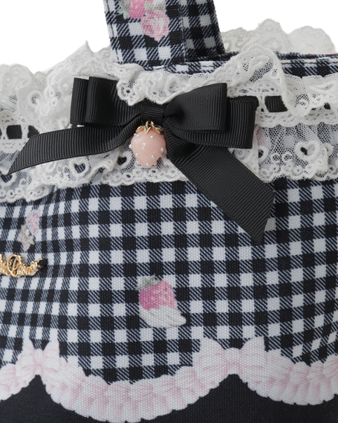 予約商品】Sweet Gingham Tea Room柄トートバッグ ｜ LIZ LISA