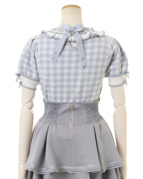 ギンガムジャガードニットトップス ｜ LIZ LISA（リズリサ）公式