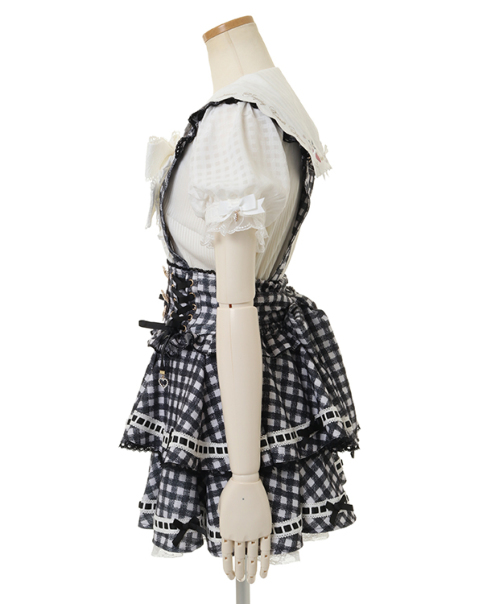 はしごリボンギンガムティアードスカパン ｜ LIZ LISA（リズリサ）公式  