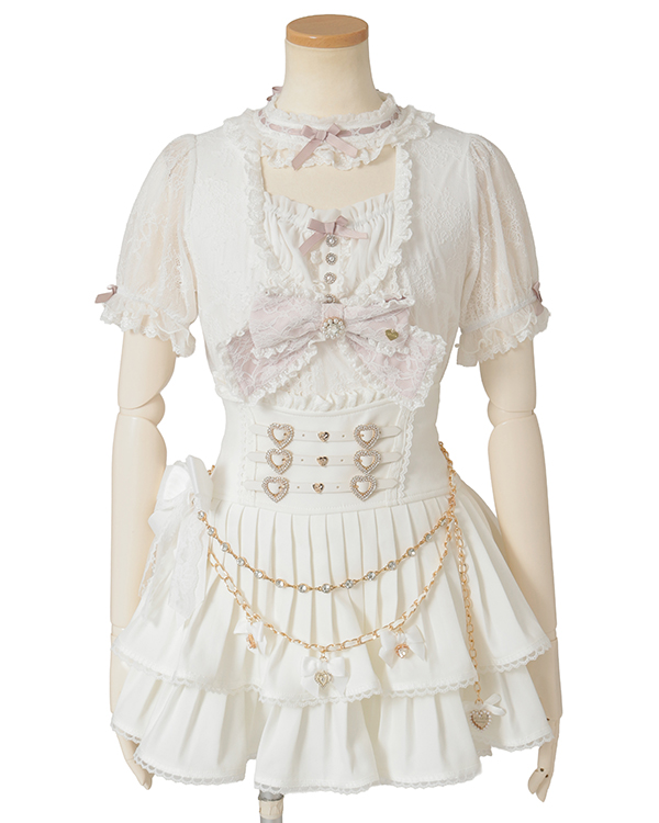 新品未使用　トゥララ　リズリサ　トップス　リボン　レース　半袖　姫ギャル　平成 リボンレース衿ブラウス ｜ LIZ LISA（リズリサ）公式通販
