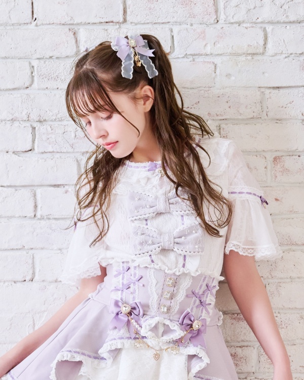 LIZ LISA - リズリサ　ldprime リボン付きネイビー半袖トップス リズリサ ldprime リボン付きネイビー半袖トップス - メルカリ