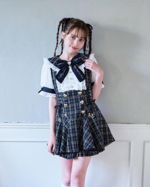 LIZ LISA doll - 【LIZ LISA doll】半袖 パーカー 白 ホワイト