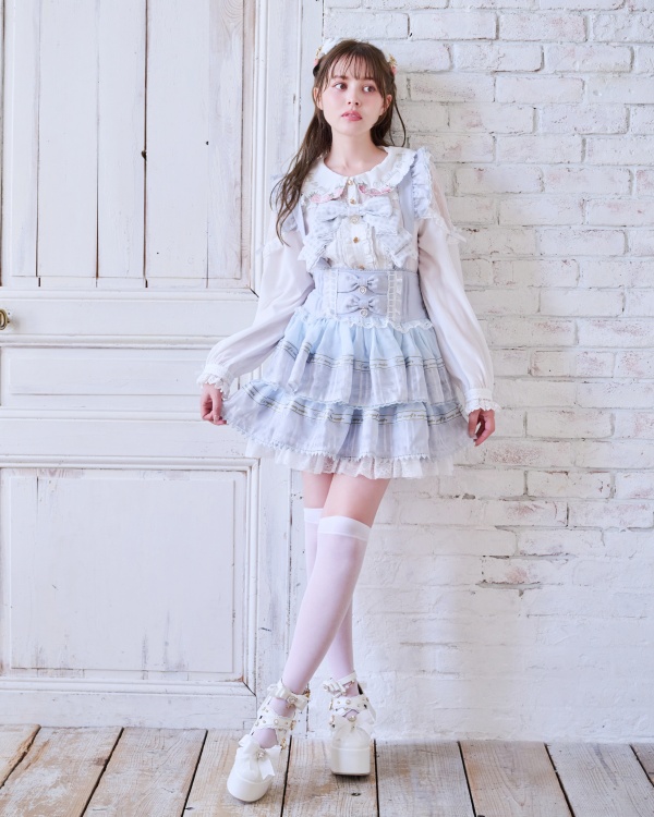 LIZ LISA リズリサ スカパン 希少 レースアップサスペンダー付スカパン ｜ LIZ LISA（リズリサ