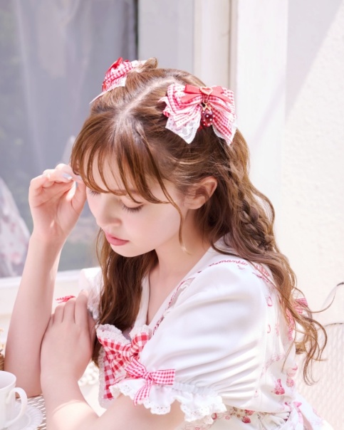 ストロベリーギンガム4つセットクリップ ｜ LIZ LISA（リズリサ）公式