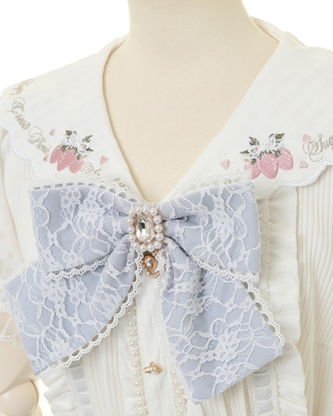 ストロベリー刺繍セーラーリブブラウス ｜ LIZ LISA（リズリサ）公式